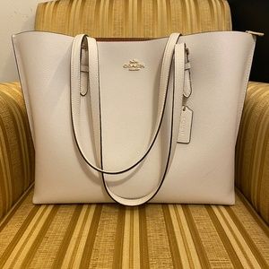 White Coach Mollie Tote Shoulder Bag